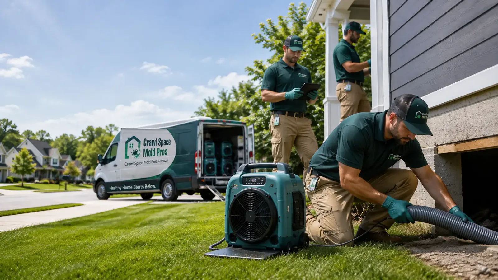 Crawl Space Mold Removal in Newton, TX